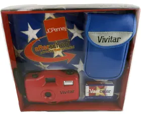 781375233186 VIVITAR Point Shoot Film Camera Set Jc Penney
