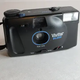 DL502 VIVITAR Dual Lens Focus Film Camera