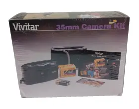EZ-200 VIVITAR Point Shoot Film Camera Set