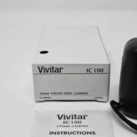 IC100 VIVITAR Point Shoot Focus Film Camera Box #3