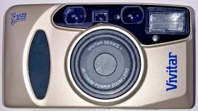 PZ3125 VIVITAR Point Shoot Film Camera Power Zoom Lens #2