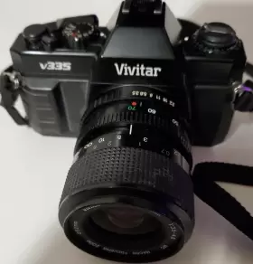 V335 VIVITAR Camera Rokinon Flash Bag Clean Lens #3