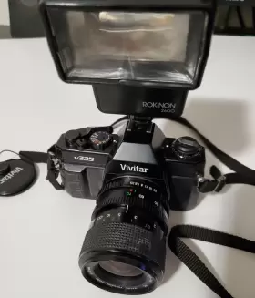 V335 VIVITAR Camera Rokinon Flash Bag Clean Lens