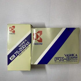 16448 YASHICA Lens Boxed Set