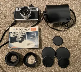 35GS YASHICA Electro Gs Film Camera Angle Lens