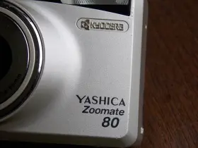 484450 YASHICA Kyocera Zoomate Film Camera #2