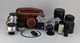 SUPER SET! USSR "KIEV-4A" CAMERA +JUPITER-8M+ HELIOS-103+ JUPITER-11+ JUPITER-12