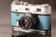 FED 2 Serviced CLA USSR LEICA Blue film 35mm Camera Industar 61 f2.8/55mm Lens