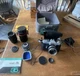 Yashica TL 35mm SLR Film Camera Yashinon-DX Auto 50mm f/2 Lens Case Manual 