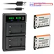 Kastar Battery LCD Dual Charger for NP-45A NP-45B NP-45S Fujifilm instax Mini 70