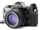 Near Mint Canon AE-1 Program Black Body + New FD NFD 50mm f/1.4 Lens Film #336