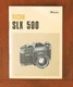 RICOH SLX 500 INSTRUCTION BOOK/102009