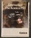 Konica Cameras Unrivaled The Konica FS-1 Model Vintage Print Ad 1981