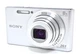 [MINT w/SD card] Sony Cyber-Shot DSC-W830 20.1MP Silver Digital Camera JAPAN