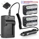 Kastar Battery Charger Sony NP-FM50 NP-FM55H DSC-F707 DSC-F717 DSC-F828 DSC-S85