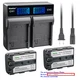 Kastar Battery LCD Rapid Charger for Sony NP-FM50 FM55H Sony Cyber-shot DSC-F707