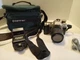 Pentax ZX-50 Film Camera 35-80mm Lens W/Flash Camera Bag PARTS REPAIR ONLY