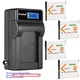 Kastar Battery LCD Wall Charger for Sony NP-BN1 BC-CSN Sony Cyber-shot DSC-W650
