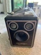 Kodak Brownie Six-20 Model C made UK with Swedish Retailer Transfer. Untested