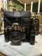 Canon Q8200A 35mm Film Camera Fixed Focus Flash Self-timer Autowind Black