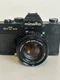 UNTESTED AS IS Minolta SRT 102 35mm SLR w/ MD Rokkor-X 50mm f/1.4 Lens