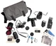 MINOLTA X-700 & SR-T-200 35mm Cameras- Auto 25 Flash- Celtic f/35 Lens & Bag +