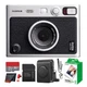 Fujifilm Instax Mini EVO Instant Film Camera (Black) with 20 Films + 32GB Card