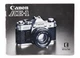 CANON AE-1 Instruction Manual &ndash; M81