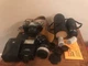Minolta XG9 Film Camera w/50mm MD f/1.7 lens Plus Strap And Extra Lens