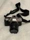 Pentax ZX-10 Silver Black 35mm SLR Film Camera With Strap And Lens Untested