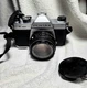 Pentax K1000 35mm Camera with 50mm Lens & Additional Zoom Lens & Photo Flash