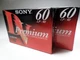 2 pc lot SONY Premium Mini Digital Video Cassettes 60 Minutes Each NEW DVM60PR2