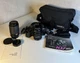 Yashica 107 Multi Program 35mm Camera w/50mm, Kalimar 80-200 Lens, Case +