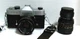 Yashica TL-Electro SLR, 50mm 1.9 Yashinon Lens, Wide Strap & Kamero 2.8 35mm Len