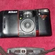 Nikon Tele Touch 300 AF 35mm Film Camera Black/Red Point & Shoot Japan Untested