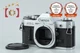 Canon AE-1 Silver 35mm SLR Film Camera Body