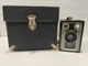 Brownie Target Six-16 Eastman Kodak Box Camera 1940s Retro + Carrying Case VTG