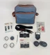 Asahi Pentax K1000 35mm SLR Film Camera Bundle Toyo Optics Lenses Flash Bag