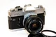 Canon FTb QL Black FILM TESTED 35mm SLR Camera w/ FD 28mm f2.8 Lens and Battery