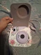 Fujifilm Instax Mini 11 Purple Instant Camera with Floral Print Case