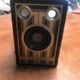 VTG Kodak Six-16 Brownie Junior Box Camera Art Deco USA 1930s Untested