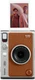 Fujifilm Instax Mini Evo Hybrid Instant Camera Brown Digital + Instant Print