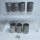 7 VTG Lot Kodak 35mm Film Roll embossed Container Metal Tin Can Canister bottom