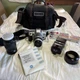 Minolta Maxxum QTsi 35mm SLR Film Camera W Minolta AF Zoom 35-80 70-210 Lens Acc