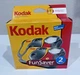 KODAK Fun Saver 2 Paka 54 exp 35 mm 800 Speed One Time Use Flash Camera 2008 exp
