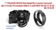 Lens metal hood shade for Canon Canonet QL17 QL 17, QL 19 QL19 Camera