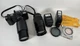 Camera Bundle 35mm Chinon CP-7m  (Lenses, Flashes, Filters) FOR PARTS OR REPAIR