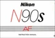NIKON N90S AF 35MM FILM CAMERA ORIGINAL IIB W/SYSTEMS BROCHURE (NK3119)