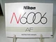 Nikon N6006 AF Instruction Manuel Booklet Book