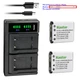 Kastar Battery LCD Dual Charger for Casio NP-80 CNP80 Casio Exilim EX-S5 Camera